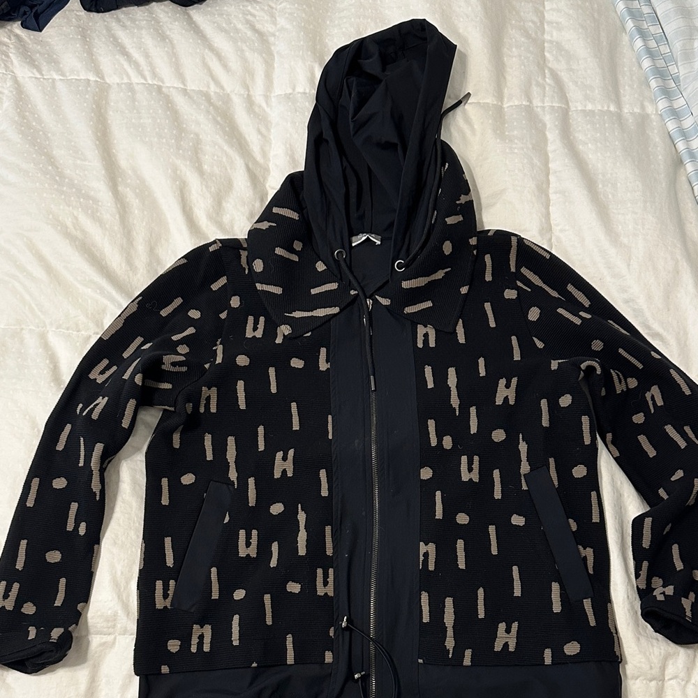 Chic Black and Gray NAYA Hoodie